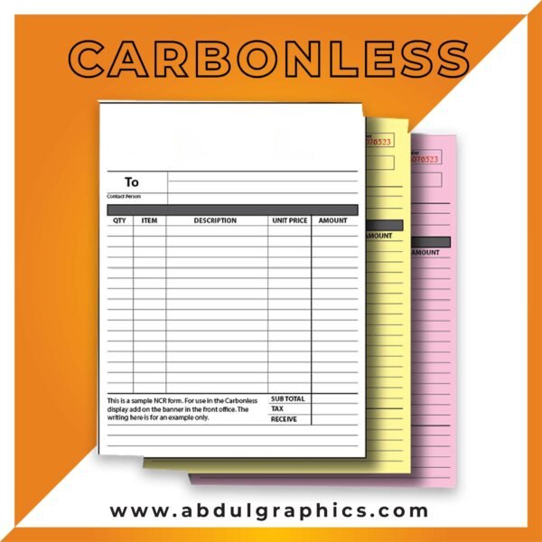 Carbon Less Bill Book